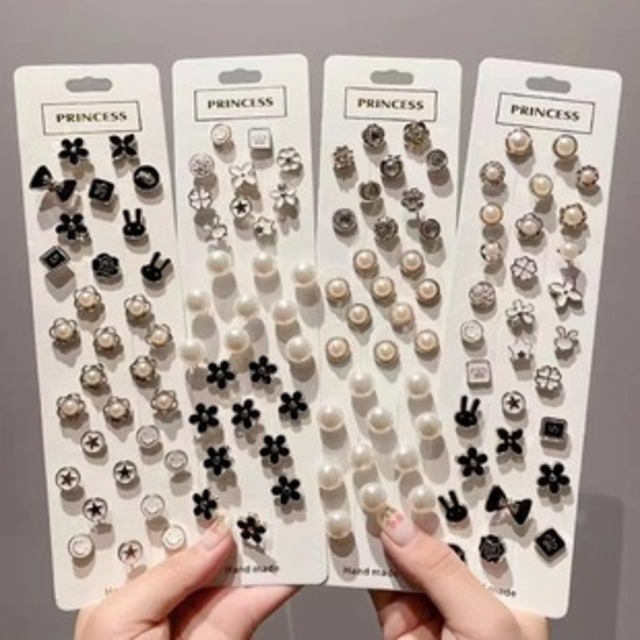 真珠耳クリップ耳なし穴磁気吸引無痛耳クリップ小衆高級感イヤリング吸鉄石真珠耳アクセサリー卸売り