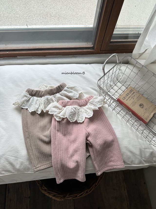 予約⌇mienBloom.b / Bubble Lace Pants (Kids)