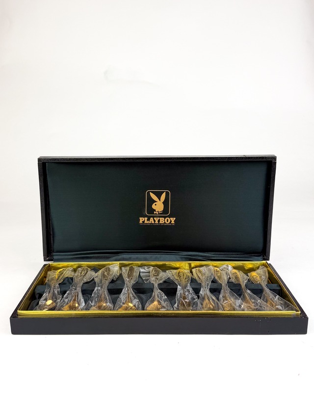 ヴィンテージ PLAYBOY ロゴ入り カトラリーセット（スプーン・フォーク）