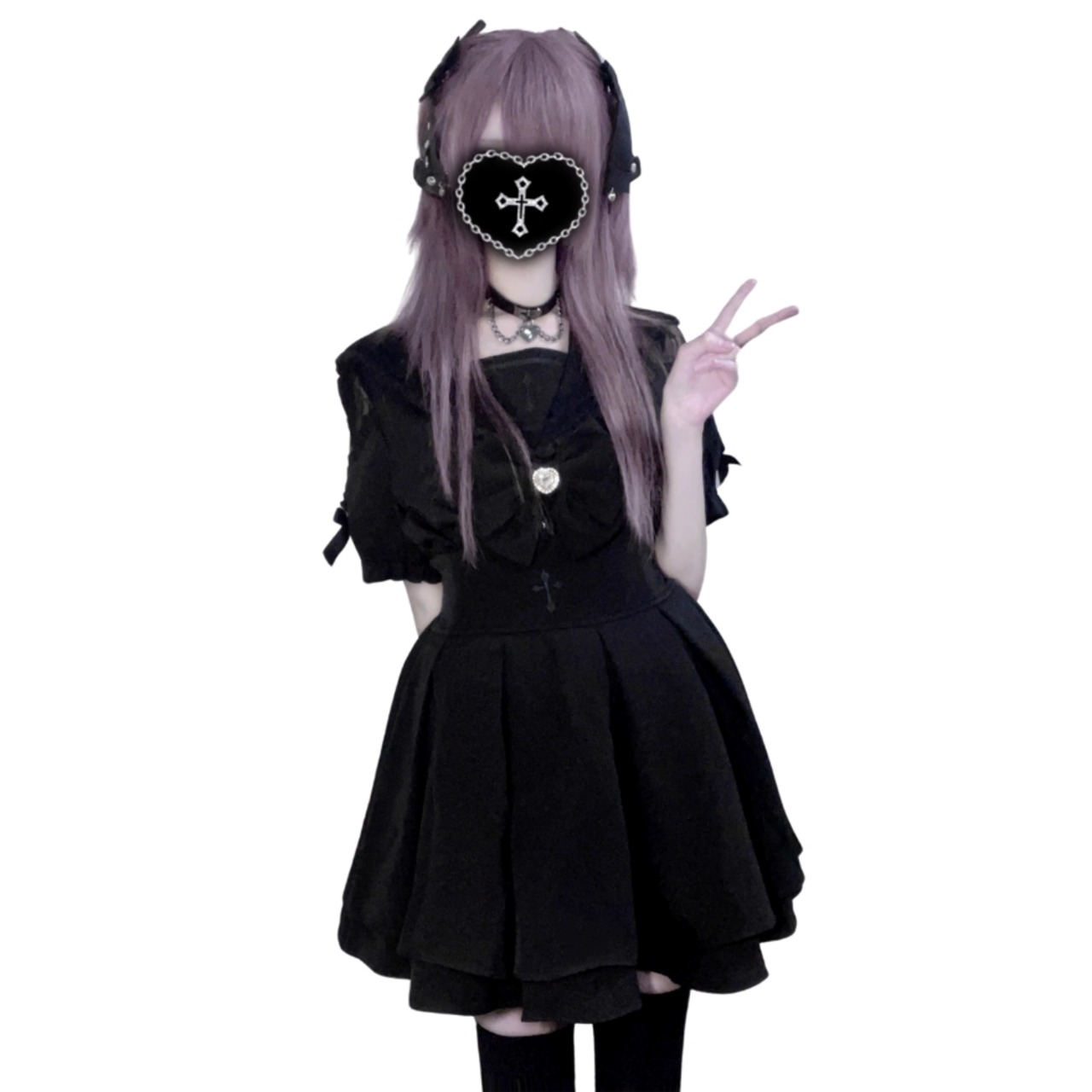 天使と悪魔 サブカル系 ファッションスカート ミニ丈 ハイ