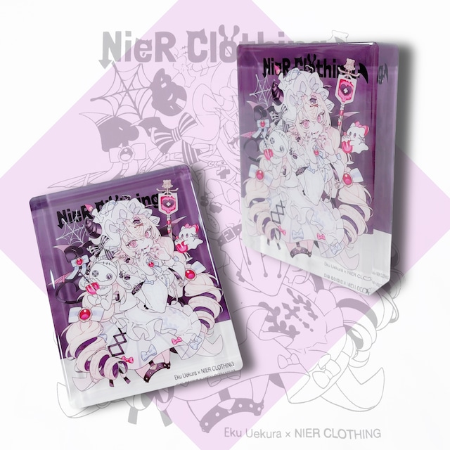 上倉エク×NIERコラボデザインアクリルプレート【シーラちゃん×NIERちゃん】