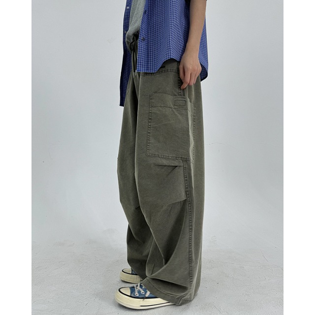 Drawstring cargo pants　ドローストリングカーゴパンツ　J1080