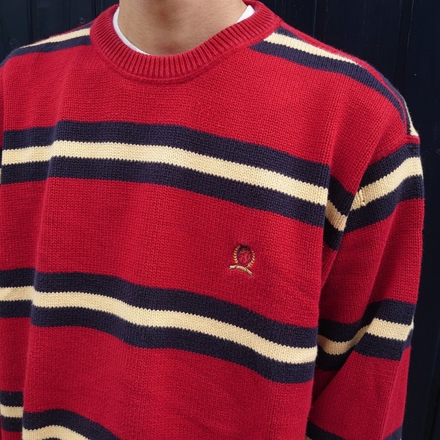 Tommy Hilfiger border design knit | ShuShuBell シュシュベル online shop