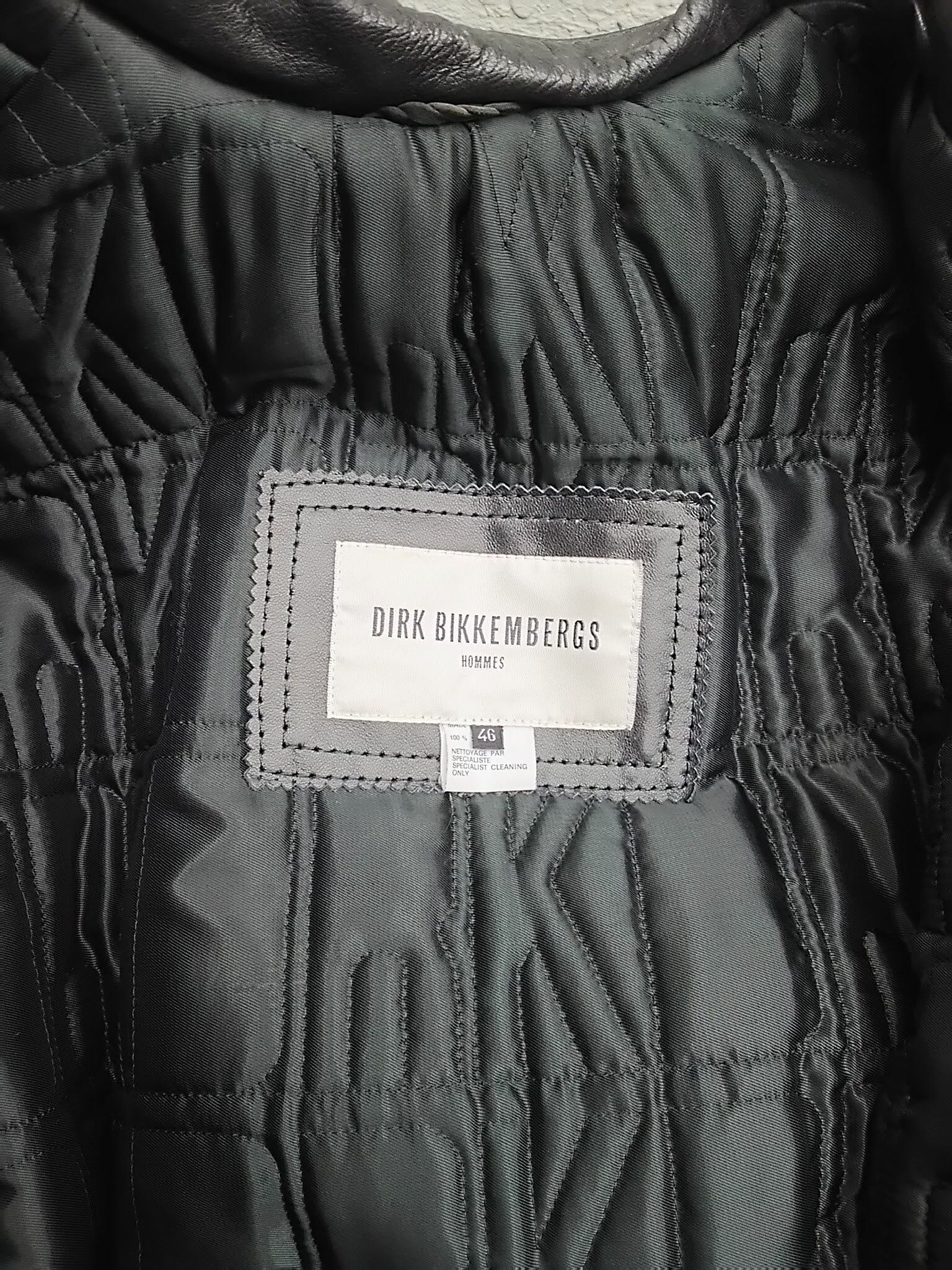 イタリア製】ダークビッケンバーグDIRK BIKKEMBERGS HOMME/美品/切替