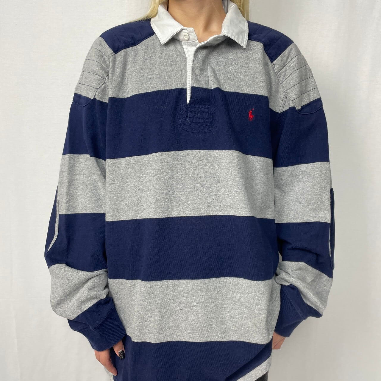 Polo by Ralph Lauren ポロバイラルフローレン ボーダー エルボー 