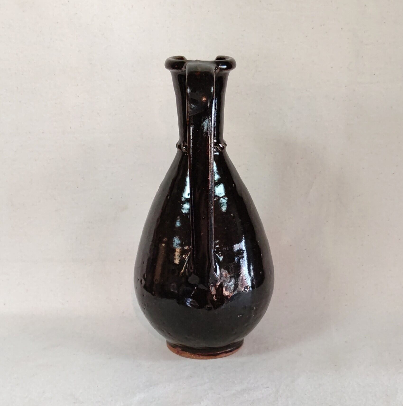 黒釉注瓶 羽島焼 小河原虎吉 | vintage123