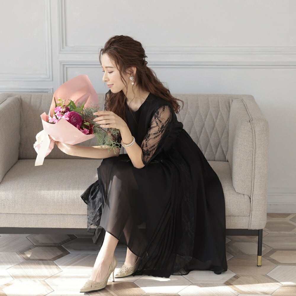 パーティードレス 結婚式ドレス マタニティ フィッシュテールドレス