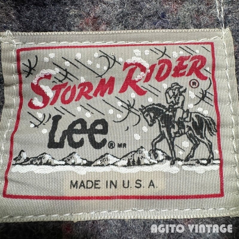 Lee 70～80年代 USA製 STORM RIDER ブランケットライナー Lee 70～80年代 USA製 STORM RIDER ブランケットライナー - メルカリ