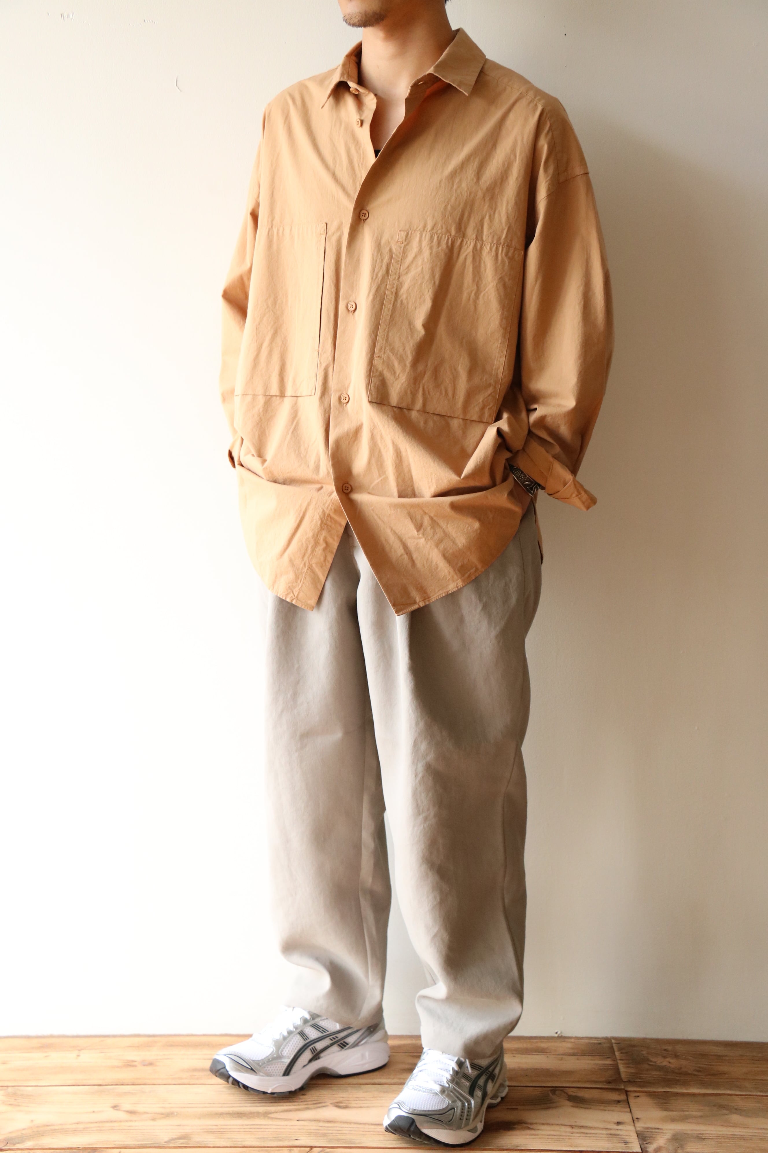 STILL BY HAND -Garment-dye over shirt- / SH01253 / スティルバイ