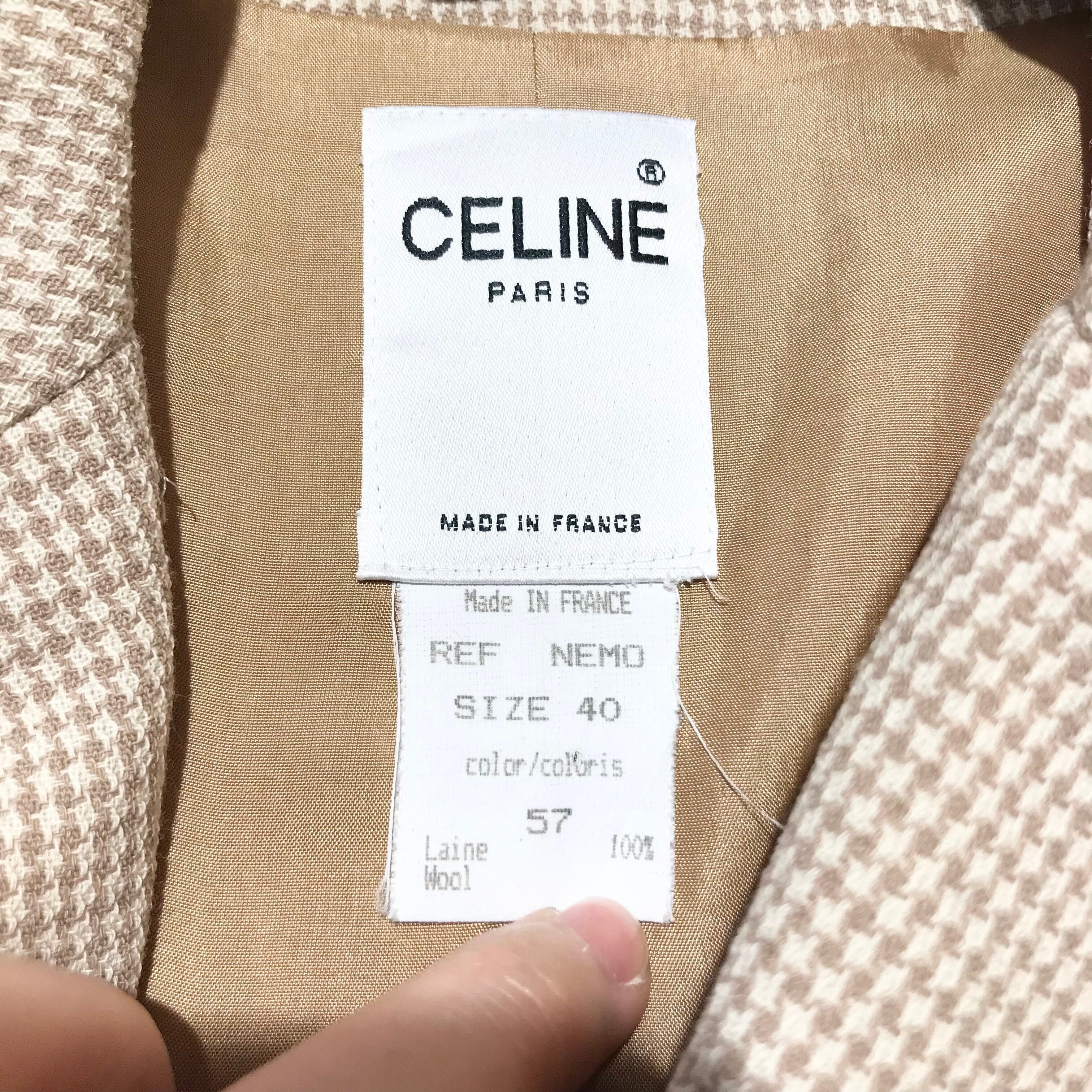 CELINE/setup/40/beige/skirt/jacket/セリーヌ/セットアップ/2ピース 