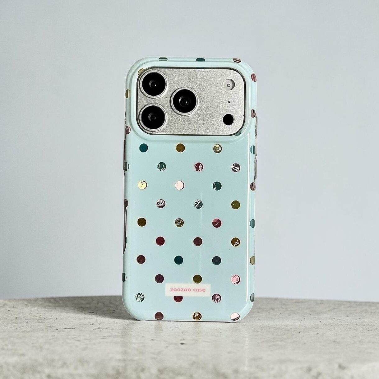 カラフル キラキラ ドッド柄 iPhoneケース | スマホケース iPhone