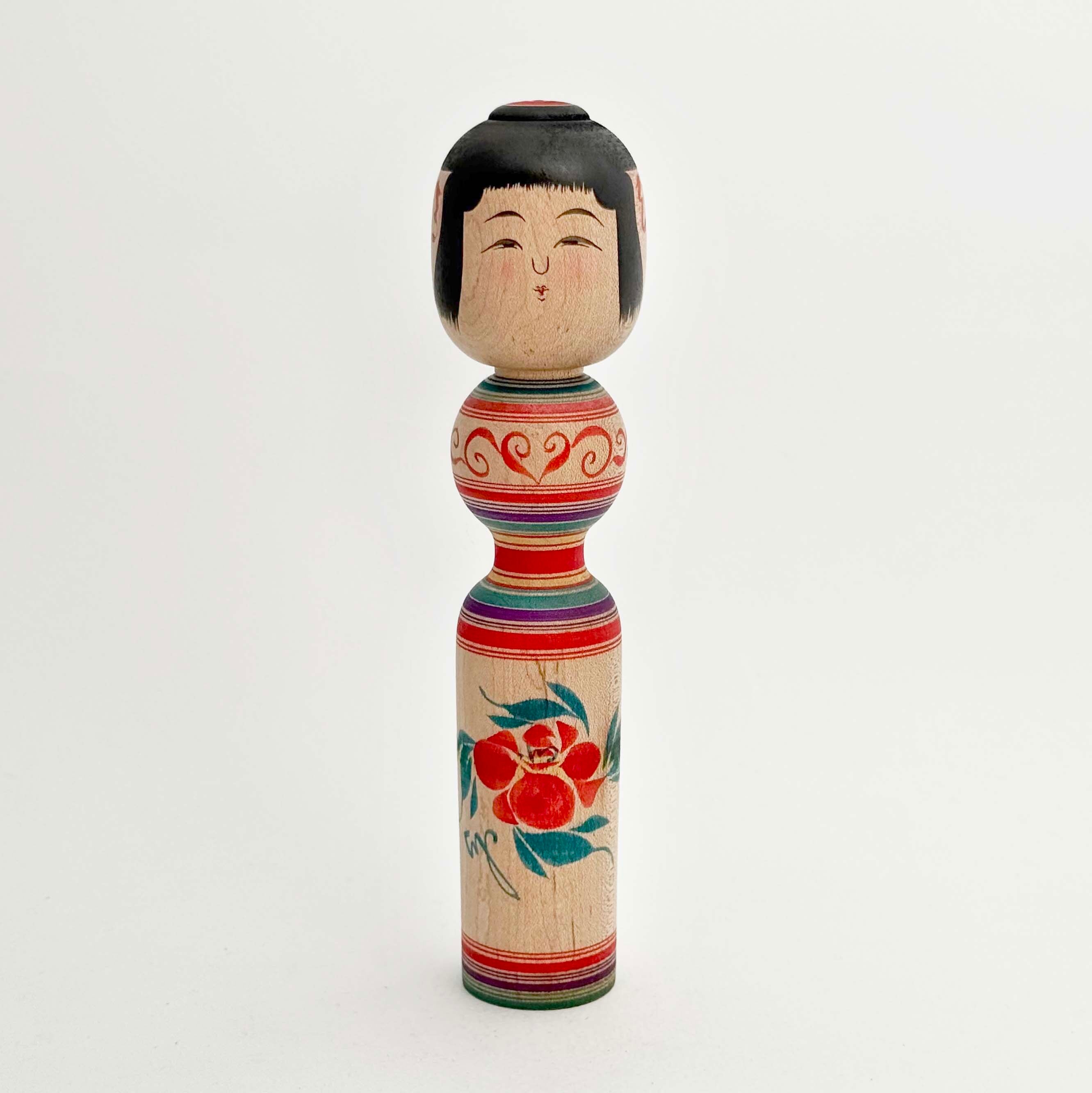 津軽系 / 笹森淳一工人(アイヌ模様と牡丹)