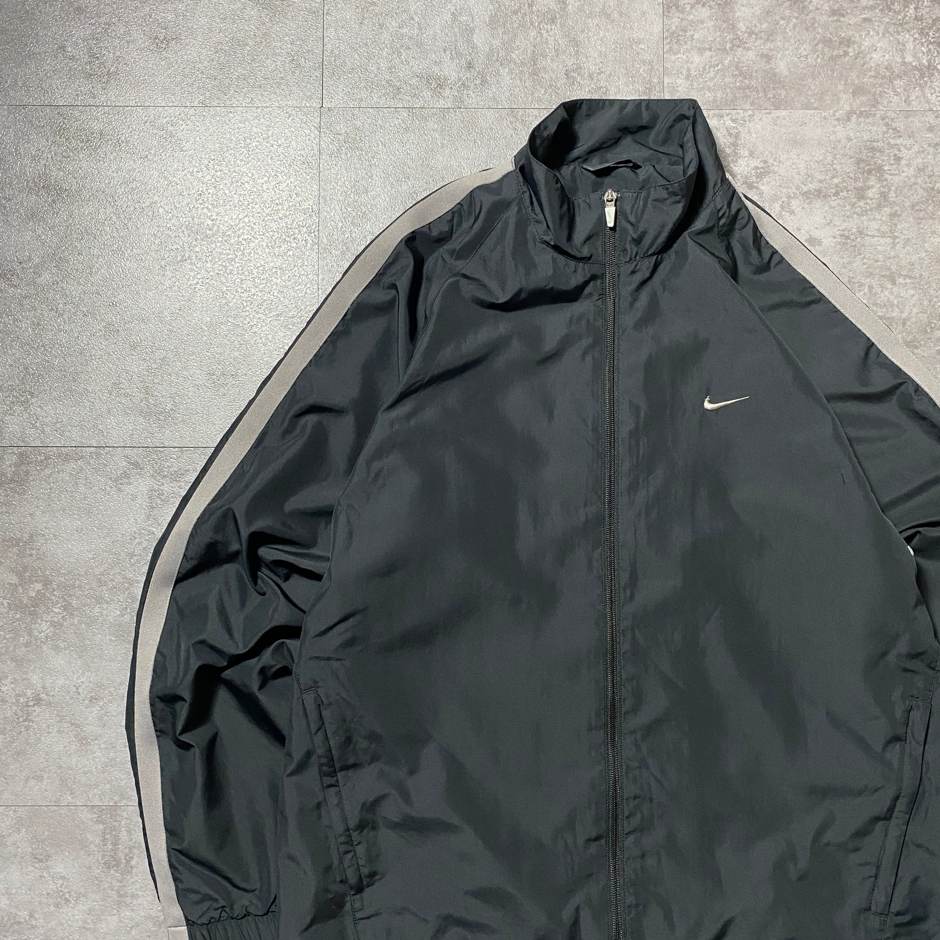 Size.XL】00's NIKE ナイキ スウォッシュ 刺繍ワンポイント ナイロン