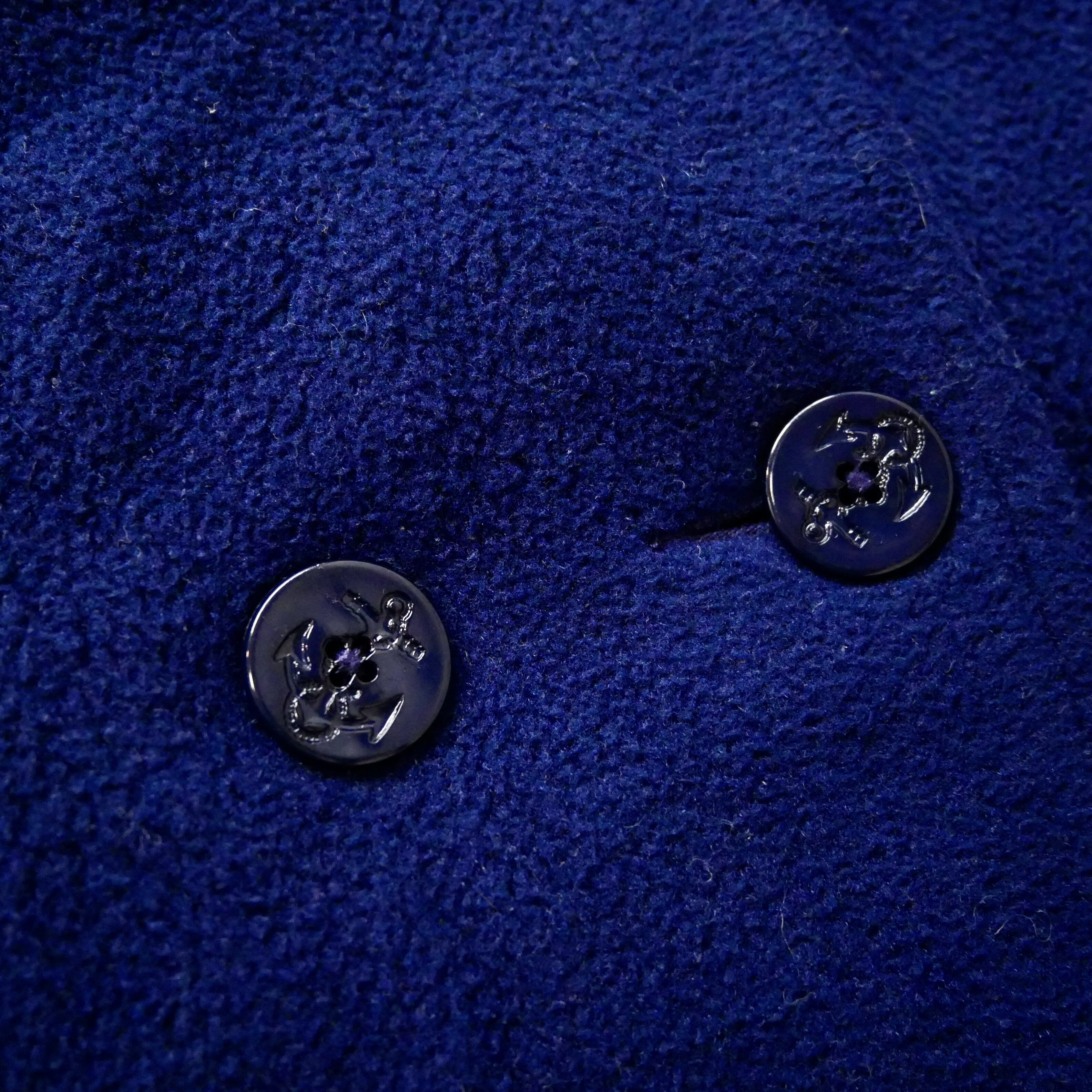 90s madeinUSA L.L.Bean fleece P-coat 90年代 ネイビー アメリカ製