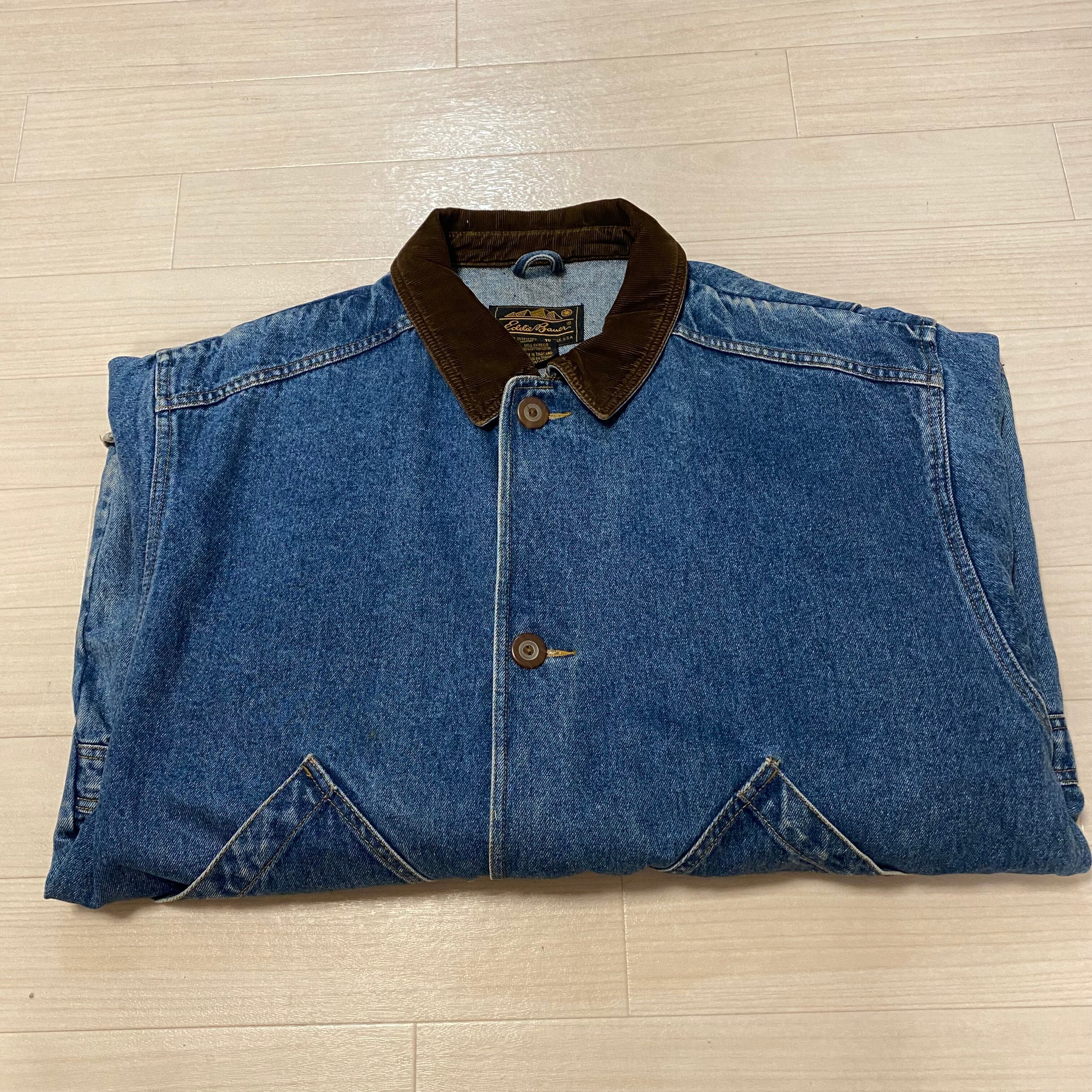 XL 90s Eddie Bauer デニム ワークジャケット | WAGENTYPEII