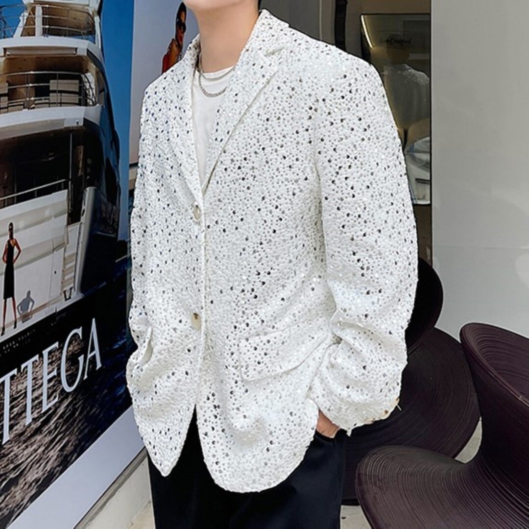 韓国風 スパンコールジャケット 2カラー A2056 | メンズスーツ