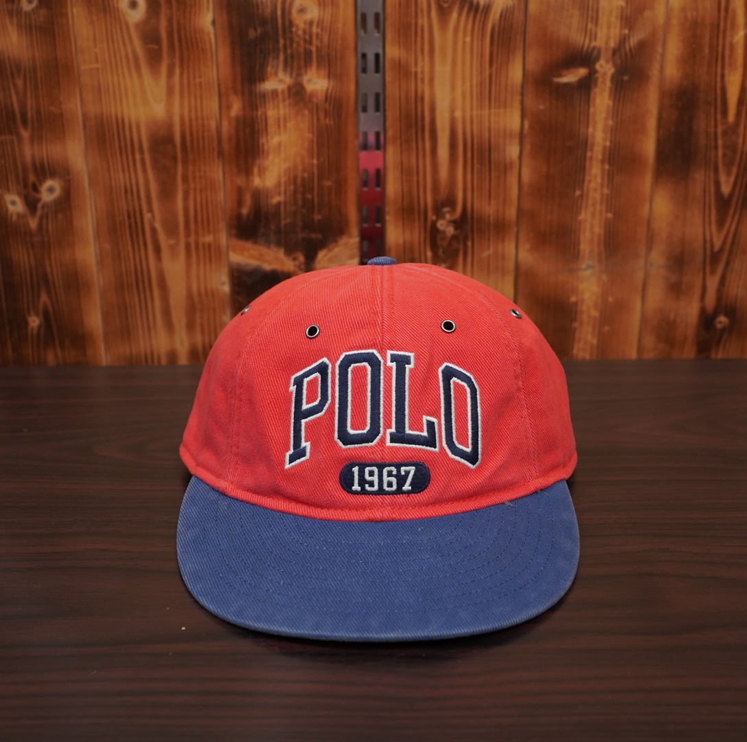 90s Polo by Ralph Lauren ツートン キャップ　USA製 POLO Ralph Lauren] 