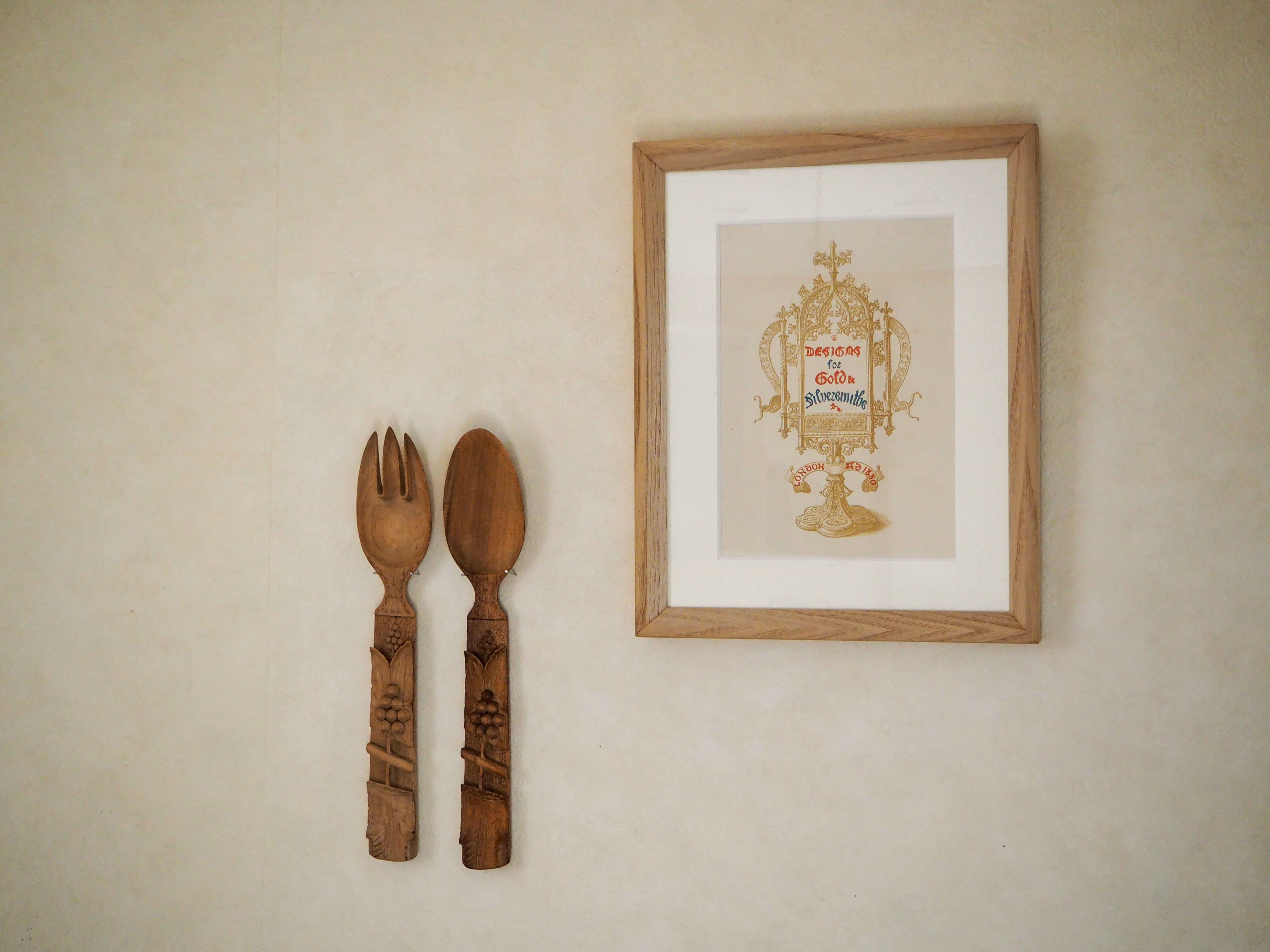 木製 ヴィンテージ フォーク オブジェ 彫刻 ファーマーズ風 obj-2