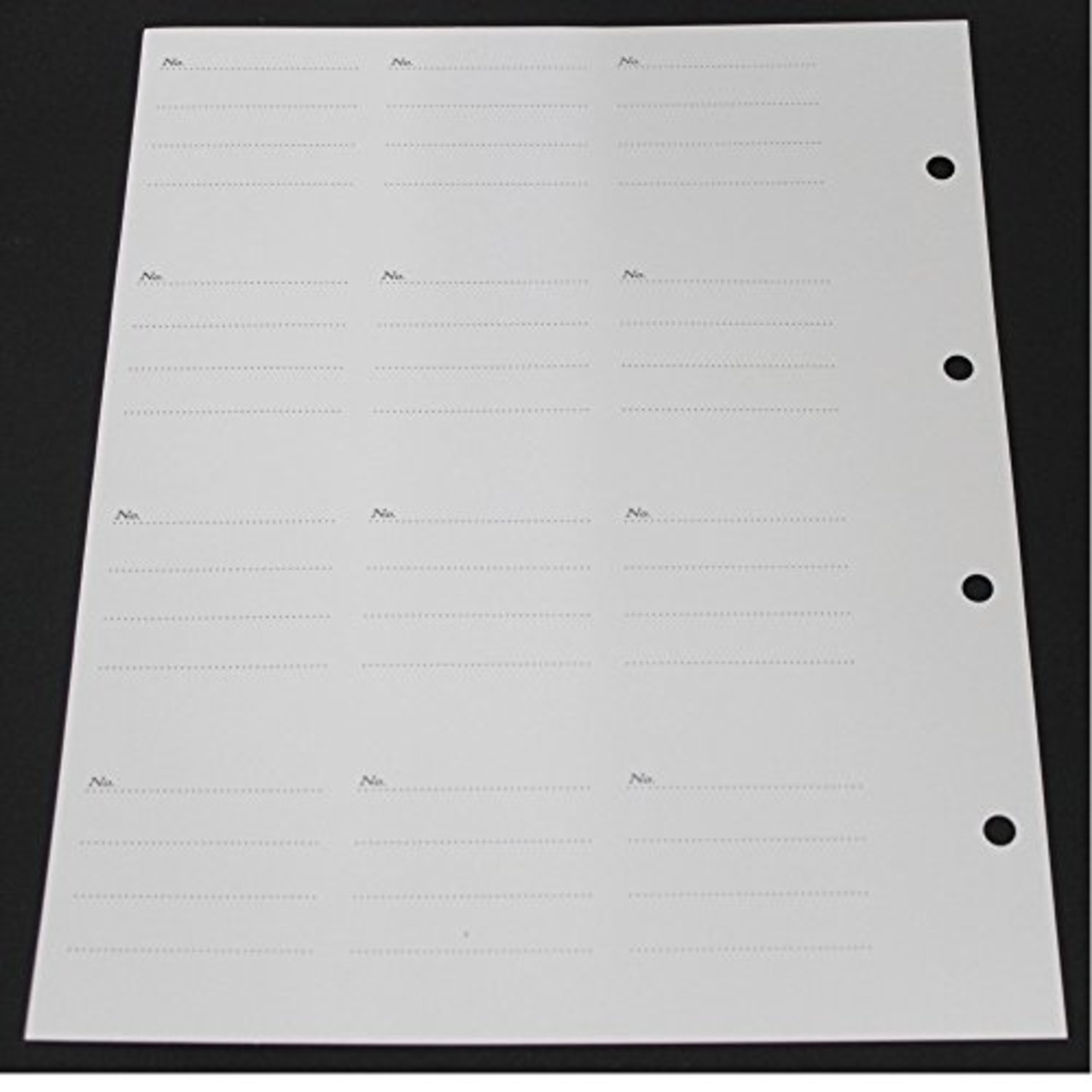 テージー コインフリーアルバム スペア コインホルダー用 3列4段台紙 5枚入 CA-334S