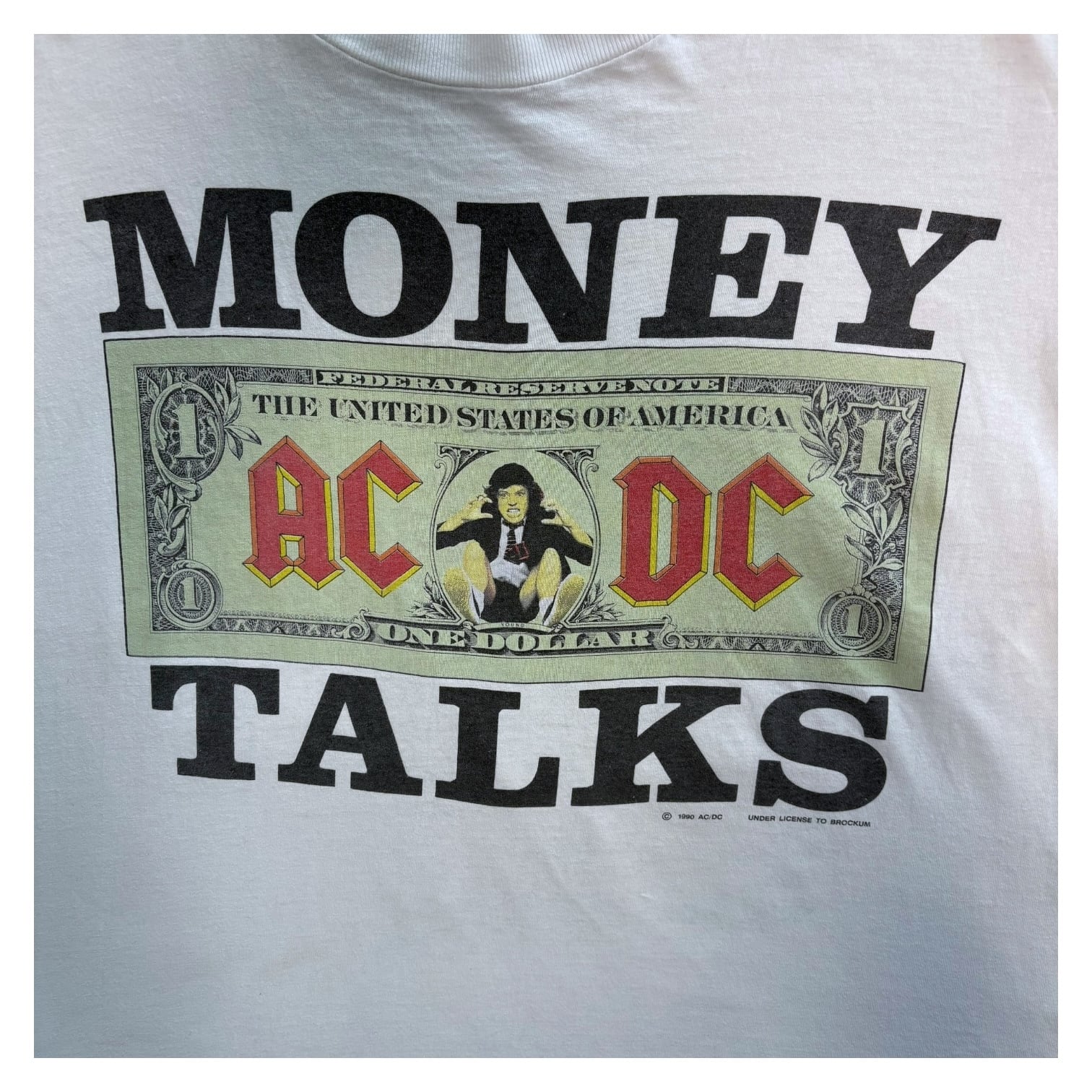 トップス AC/DC MONEY TALKS shirt XL greatland AC/DC T-Shirt Angus Young Money Talks Graphic Tees - Etsy 日本