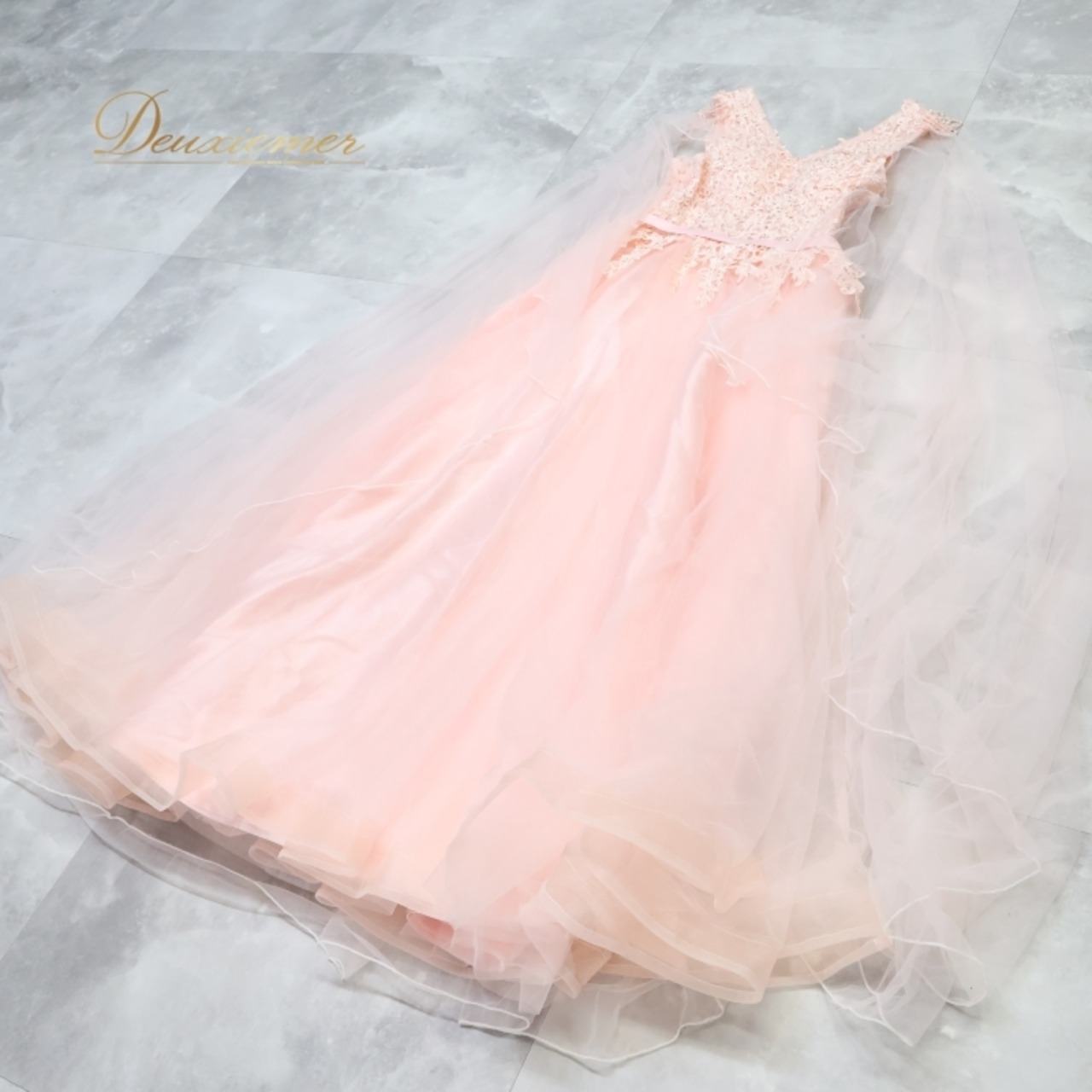 パーティドレス ワンピース ドレス カラードレス ピンク系 イチオク ICHIOKU 発表会 演奏会 パーティ レース フリル 明るい ビーズ チュール 発表会ドレス フォーマルドレス 結婚式 ワンピースドレス 演奏会用ドレス パーティー用ドレス チュールドレス ドレス女性用 エレガントドレス レディースドレス