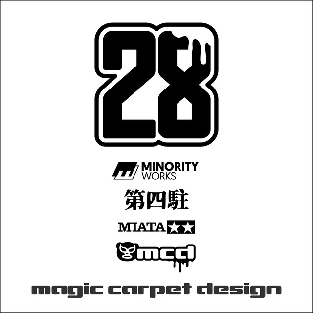 28 minority works / Black+White