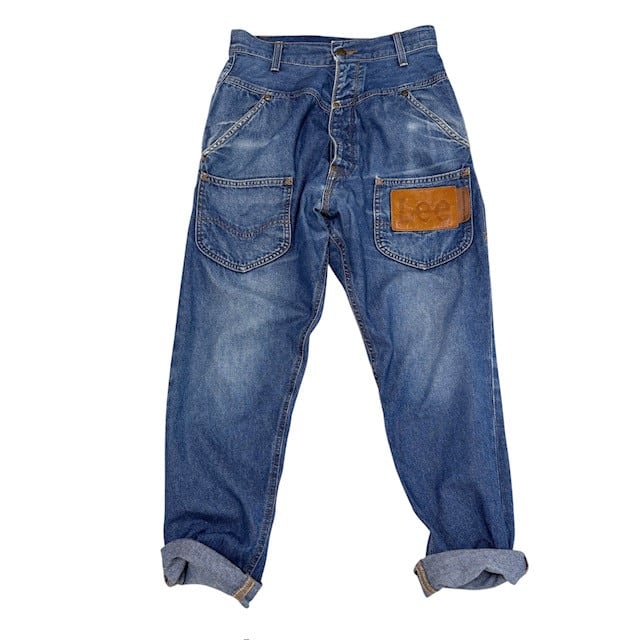 古着 LEE × mercibeacoup サルエル デニムパンツ クリーニング済み