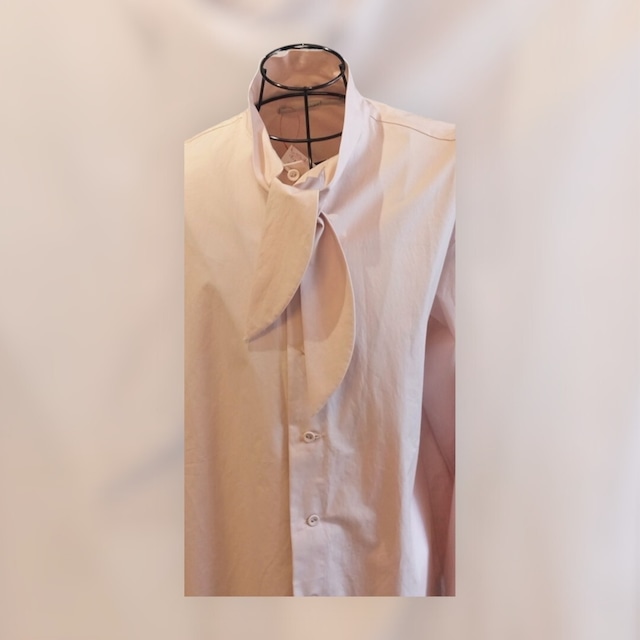 新品⭐稀少 1点モノ CCP TIE SHIRTS baby pink Size M~L 定価 30800円
