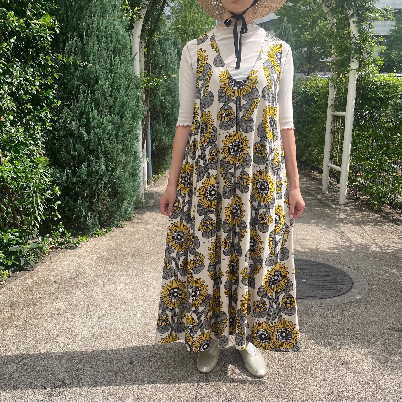 peu pres / ひまわりプリント ワンピース | CocoRyne アトリエ部 