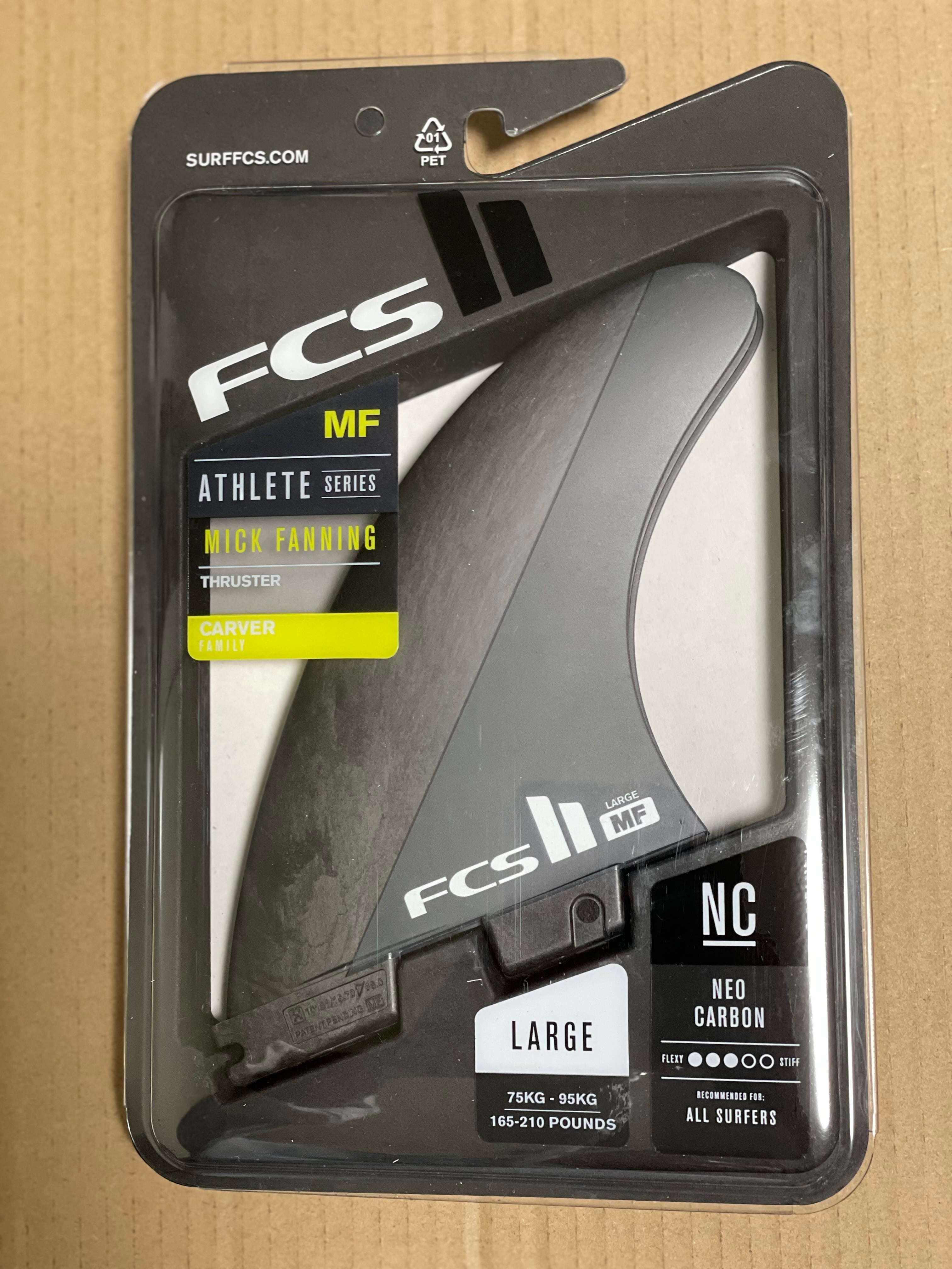 フィン FCS2 FCS 2 ミックファニング 辛かっ ネオカーボン Lサイズ