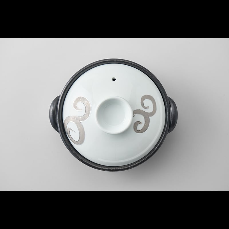 白プラチナ 8寸鍋