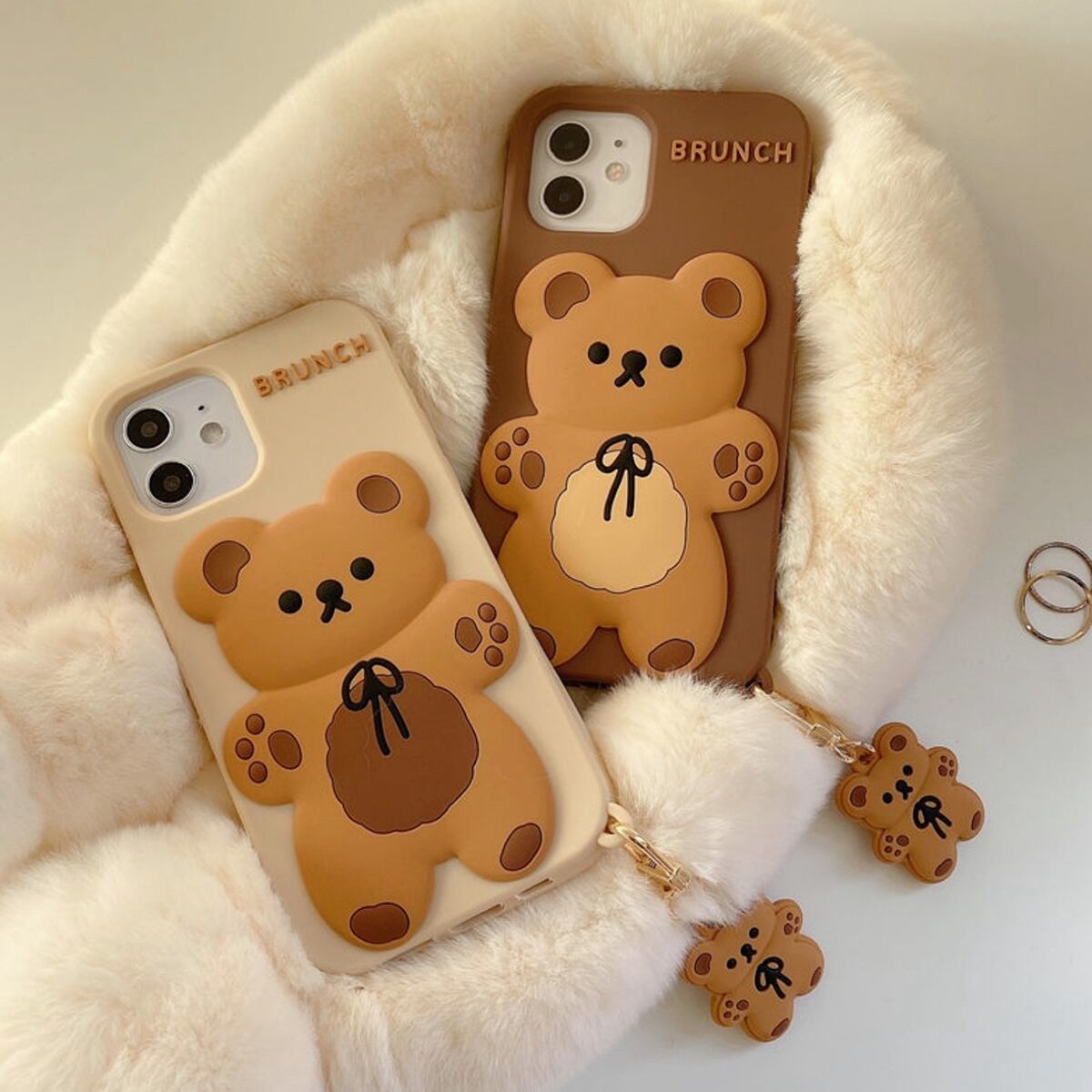 Iphone ケース 韓国 シリコン クッキーベアーケース くま クマ チャーム カバー お揃い 個性的 シンプル 大人 可愛い おしゃれ 女性 レディース Iphone7 Iphone8 Iphonese2 Iphonex Iphonexs Iphonexr Iphonexsmax Iphone11 Iphone11pro Iphone11promax Iphone12