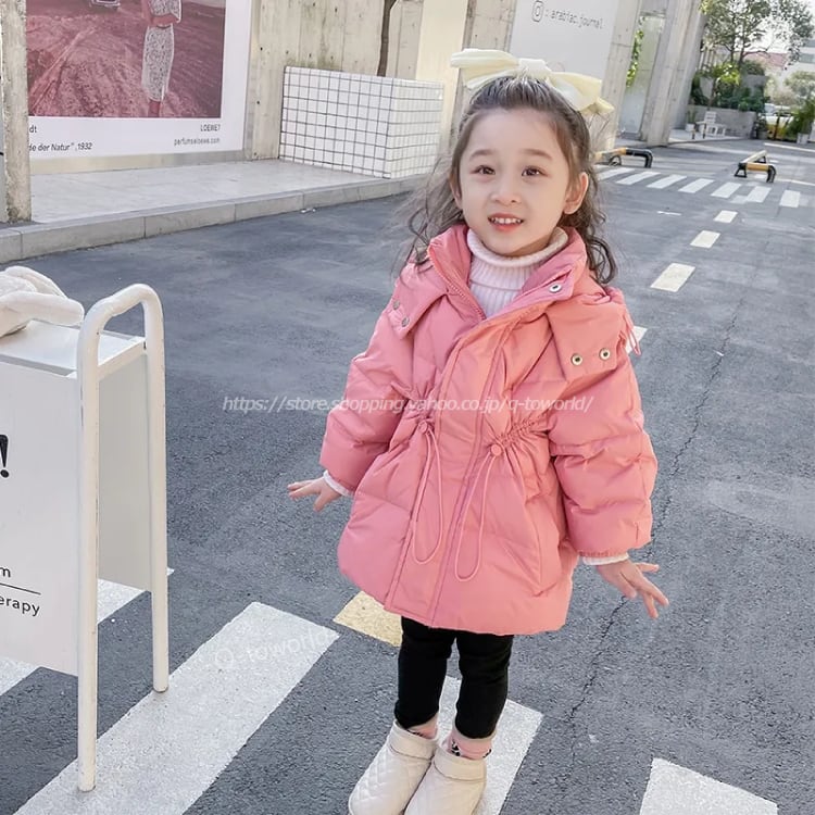 90㎝-150㎝】ダウンジャケット コート アウター 女の子 秋冬 子供服  