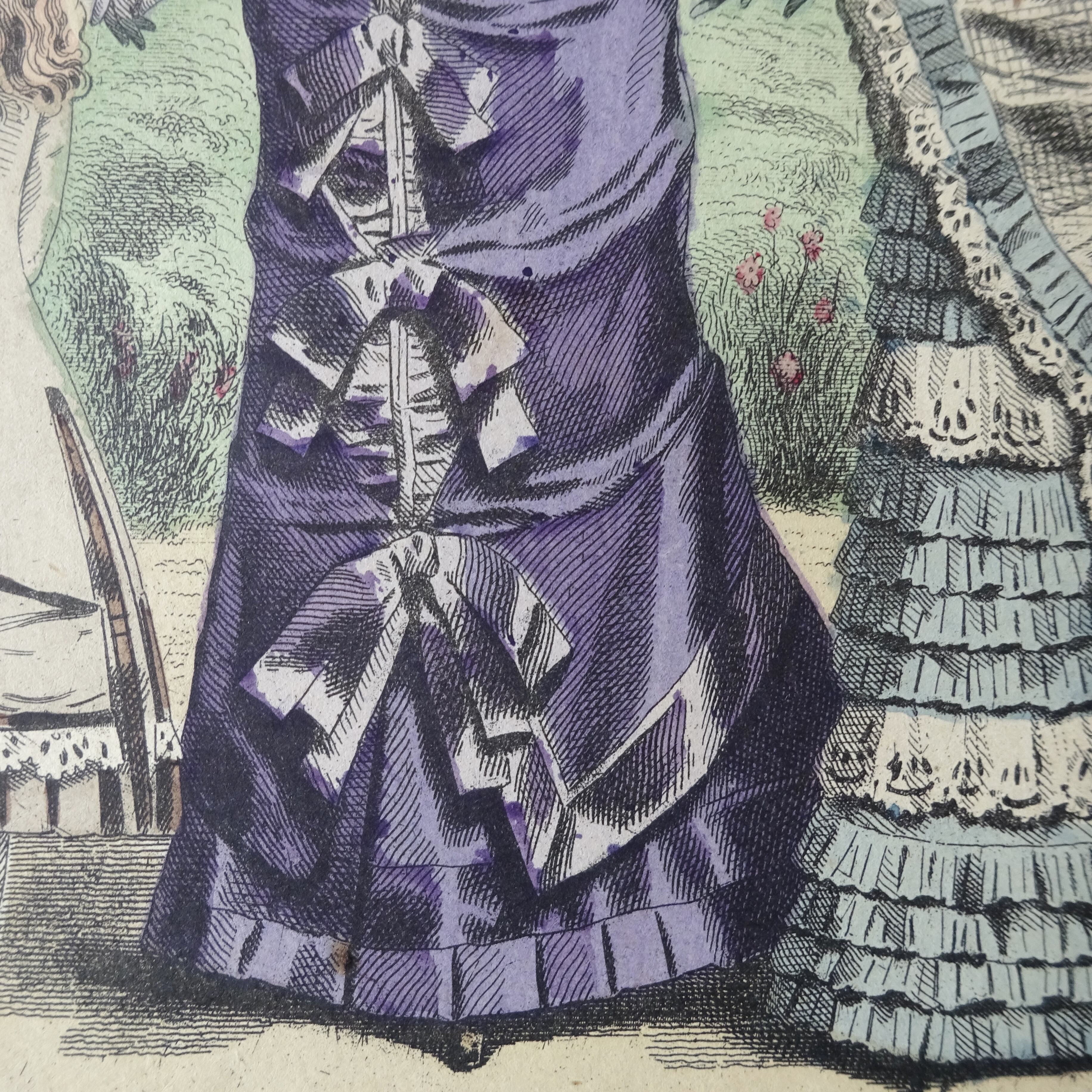 Gravure de mode 《Journal Des Demoiselles》1879