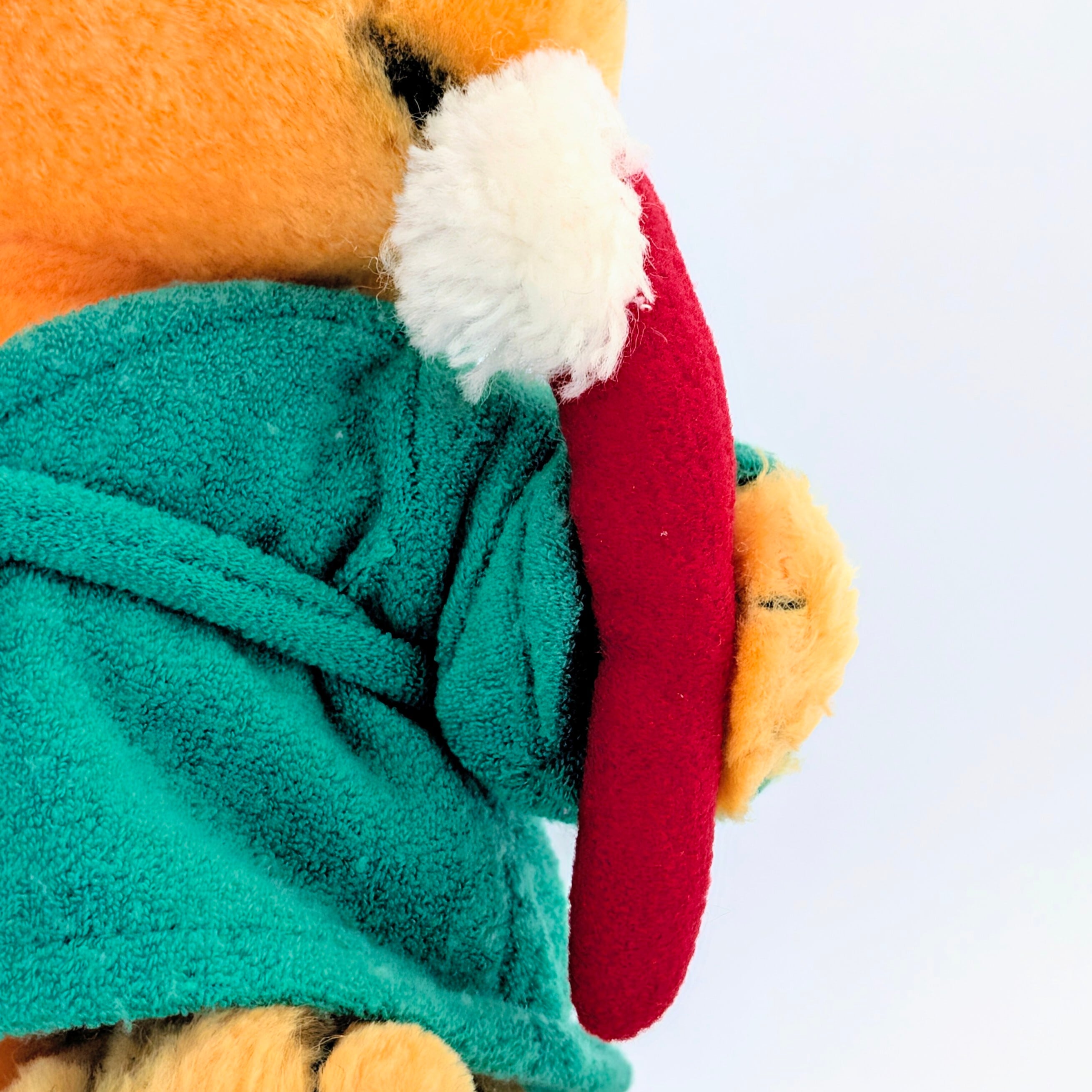 ☆ VINTAGE 1980年代初期 ☆【 Garfield ( ガーフィールド ) 】『 Zzz... オヤスミ歯磨きガーフィールド 』ぬいぐるみ プラッシュ plush 1980年代年製 〚アメリカン雑貨 アメトイ〛