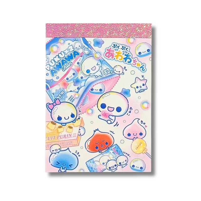 あわわちゃん　ミニメモ　パッケージ