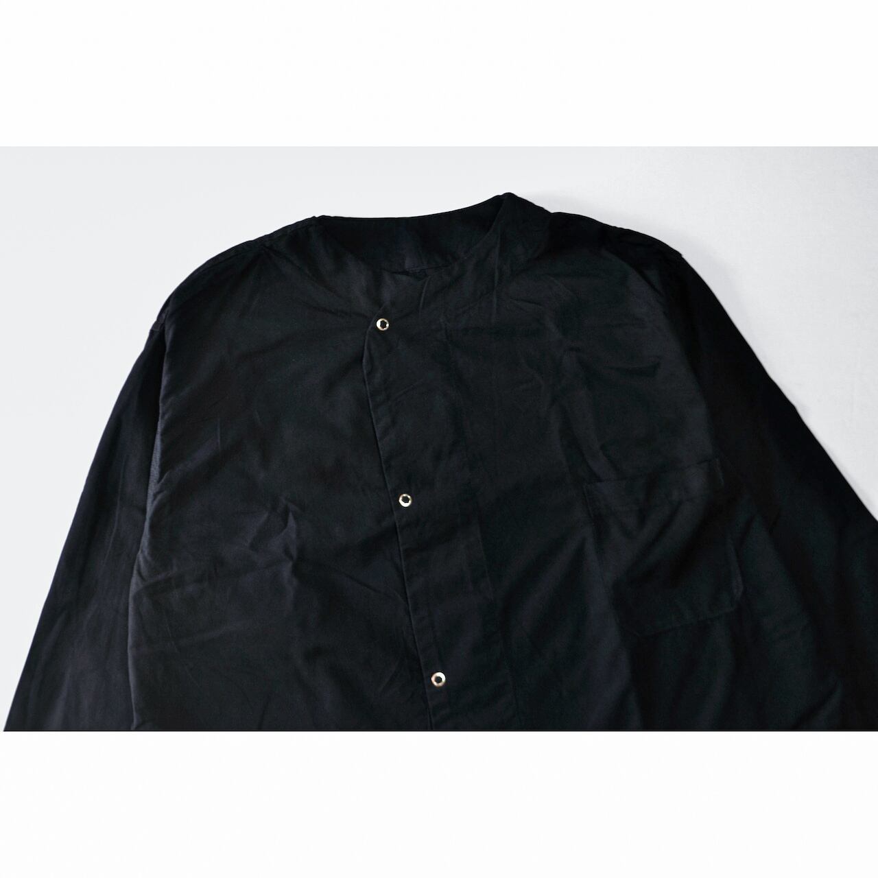 トップス US ARMY SLEEPING SHIRTS BLACK OVER DYE 1950's U.S. Army Sleeping Shirt Black Overdye | Daily Dress