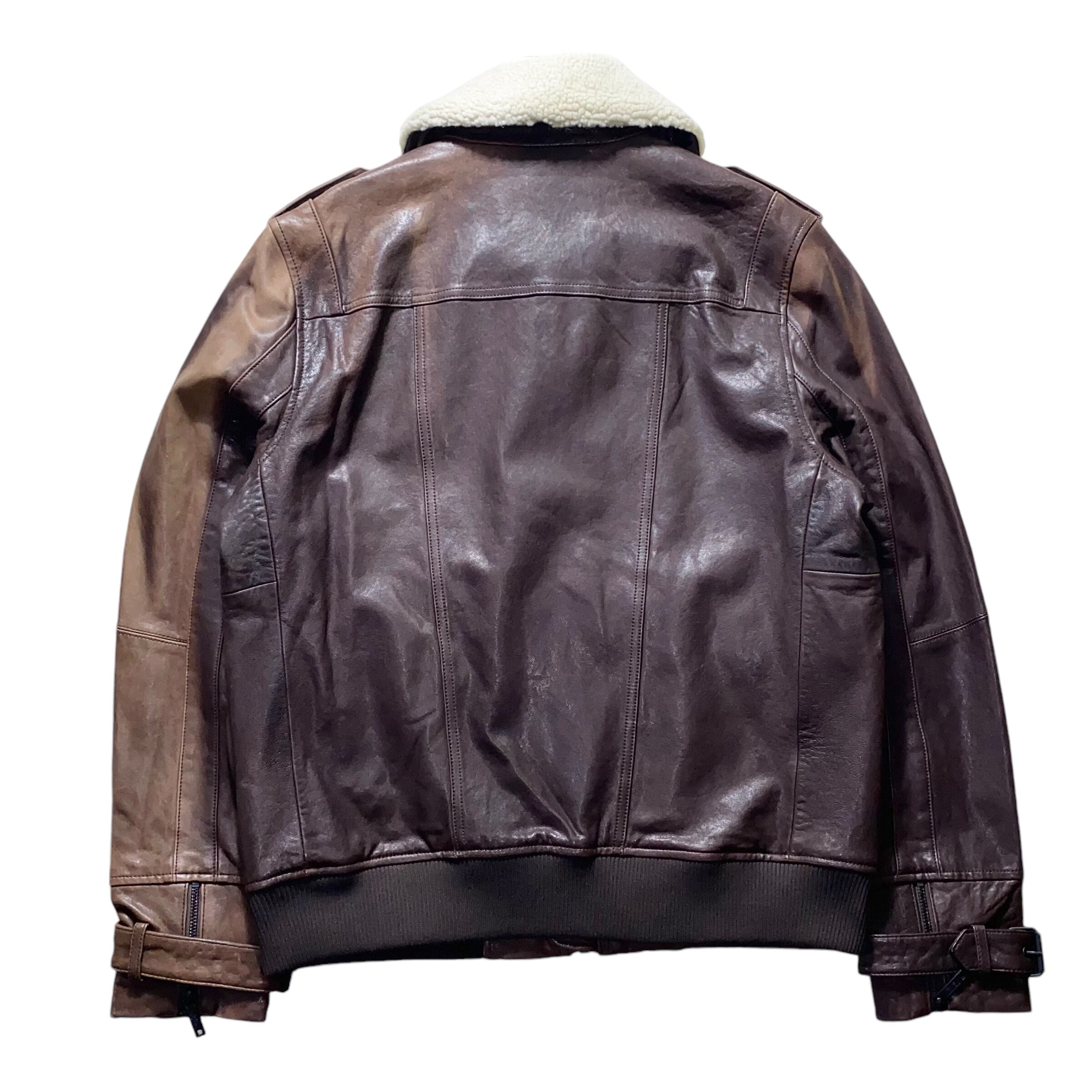 CHEVIGNON “G-1” leather flight jacket | NOIR ONLINE CHEVIGNON “G-1” leather flight jacket | NOIR ONLINE