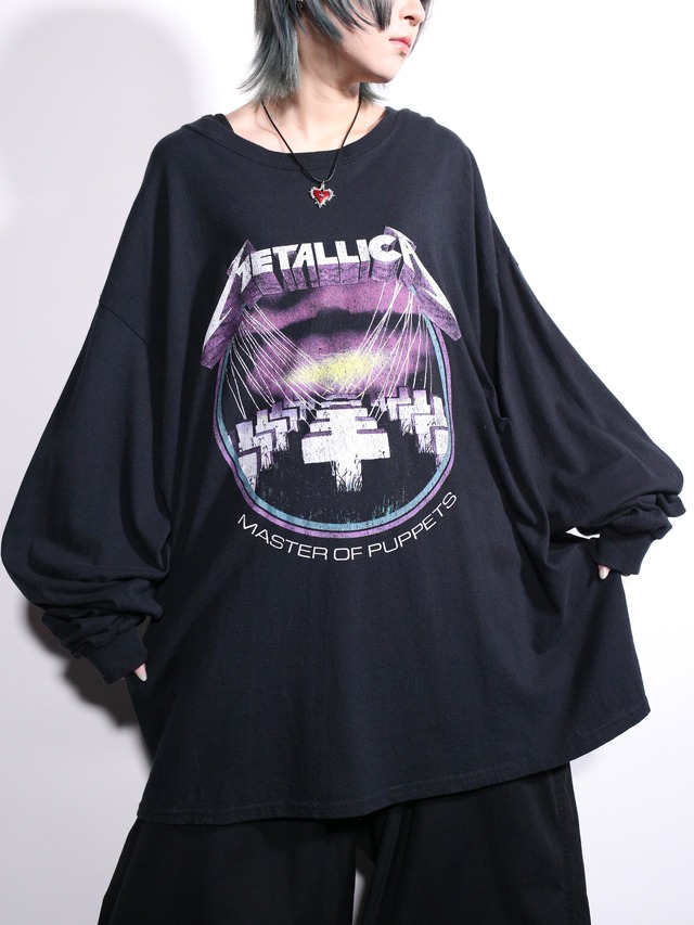 ”METALLICA” XXL print design l/s tee