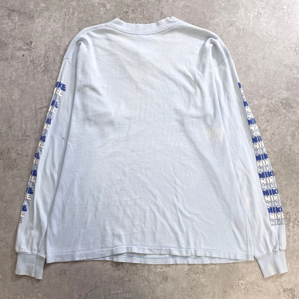 70-80年代 USA製 オレンジタグ ナイキ NIKE ゴツナイキ 連ロゴ 袖