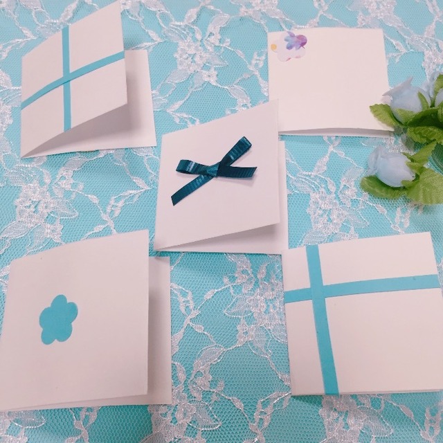 ミニメッセージカード 5枚セット ブルー Fairy Chambre 妖精の部屋 ミニメッセージカード 5枚セット ブルー Fairy Chambre 妖精の部屋