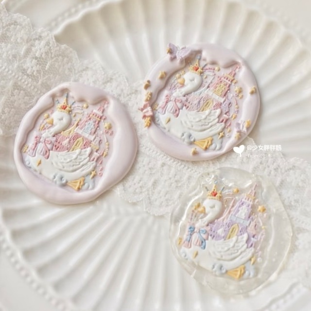 【稀少】Wax Seal Stamp│1点のみ入荷_Romantic swan