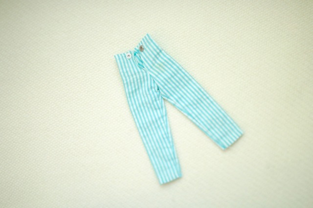 タミーちゃん・水色ストライプパンツ（マミーメイド品）