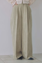 DU260515 Cut Off Tuck pants 【set up可】【T sizeあり】