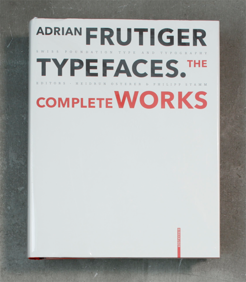 Adrian Frutiger /Typeface