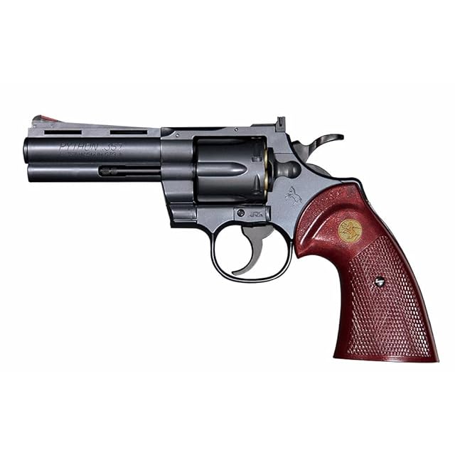 S&W M19 4in ウッドタイプグリップ .357 コンバットマグナム ガスガン