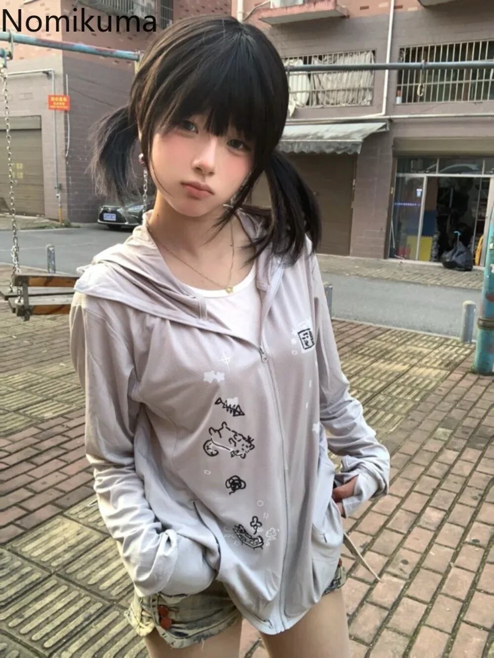 女性用長袖フード付きスウェットシャツ,日本のジャケット,ジッパー付きトップス,カジュアルパーカー,アニメ服,y2kファッション,2024 パーカー ジャージ y2k T240908203033_01 | Pay ID 女性用長袖フード付きスウェットシャツ,日本のジャケット,ジッパー付きトップス,カジュアルパーカー,アニメ服,y2kファッション,2024 パーカー ジャージ y2k T240908203033_01 | Pay ID