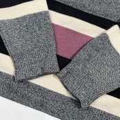 カシミヤ100% TAKASHIMAYA タカシマヤ 高島屋 ボーダー ニット セーター LL/マルチ メンズ