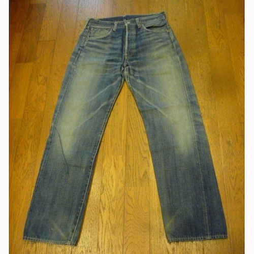 【送料無料】古着の復刻版LEVI'S LOT.66501 (33) デニム ジーンズ ビッグE セルビッチ 耳付き