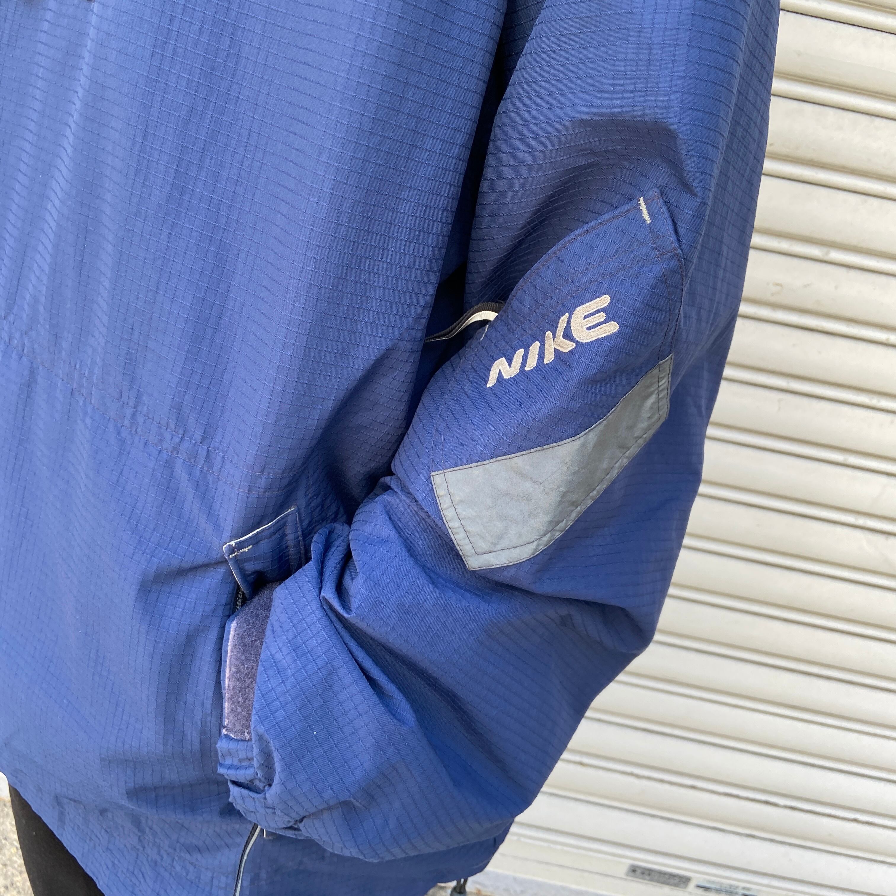 00s NIKE ナイキ アノラックパーカー テック系 ナイロン 紺 XXL 00s NIKE ナイキ アノラックパーカー テック系 ナイロン 紺 XXL